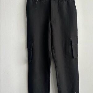 Maniere De Voir Black Cargo Pants